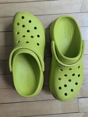 Crocs Bae Platform Clog Siren Green Size 11